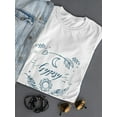 thumbnail image 3 of Gypsy Cute Boho Floral Quote T-Shirt Women -Image by Shutterstock, Female Small, 3 of 4