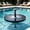 A, variant on Hovilon Solar Floating Fountain Pump with 6 Nozzles and Battery Backup, Automatic Water Circulation for Bird Bath Garden Pond Pool, Weather-Resistant Outdoor Decor, Black, 5.1in