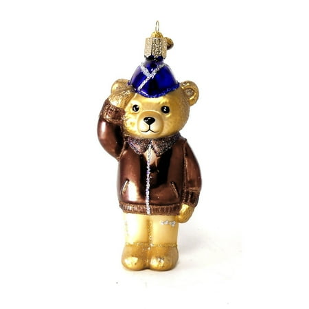 Beer Christmas Ornament - Air Force Bear Christmas Ornament