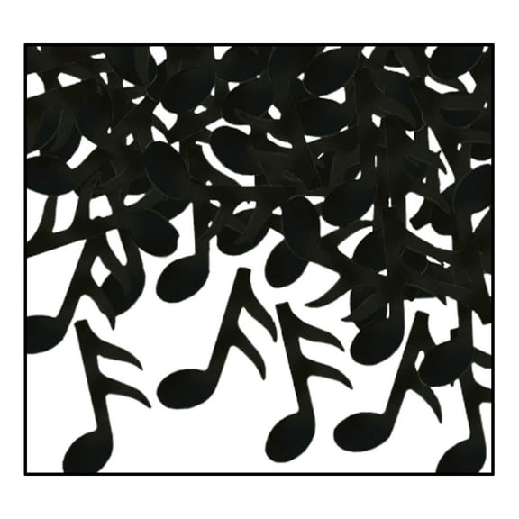 Beistle Black Musical Notes Confetti (12 Packages/Case)