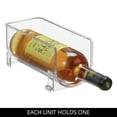 thumbnail image 4 of iDesign Stackable Bottle Holder - Set of 4 - Clear - Made in USA, 4 of 7