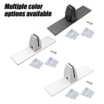 thumbnail image 6 of YIGSECU Adjustable Fireplaces Screen Clamp Heat Resistant Metal Brackets Fireplaces Screen Holder For Stable No Drill Installation, 6 of 8