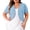 Light Blue, variant on Women Plus Size Short Sleeve Shrug Cardigan Open Front Cropped Bolero Jacket for Wedding Daily Office