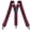 05 wine red, variant on Reinforced Metal Clip Suspenders for Men, Adjustable Y-Back Elastic Braces Designed for Demanding Work Trousers and Formal Wedding Wear 3.5*115CM
