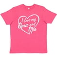 thumbnail image 3 of Inktastic I Love My Oma and Opa in White Chalk Heart Youth T-Shirt, 3 of 5