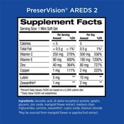PreserVision AREDS 2 Eye Vitamins and Mineral with Lutein and Zeaxanthin with Ocusorb Softgels, 140 Count