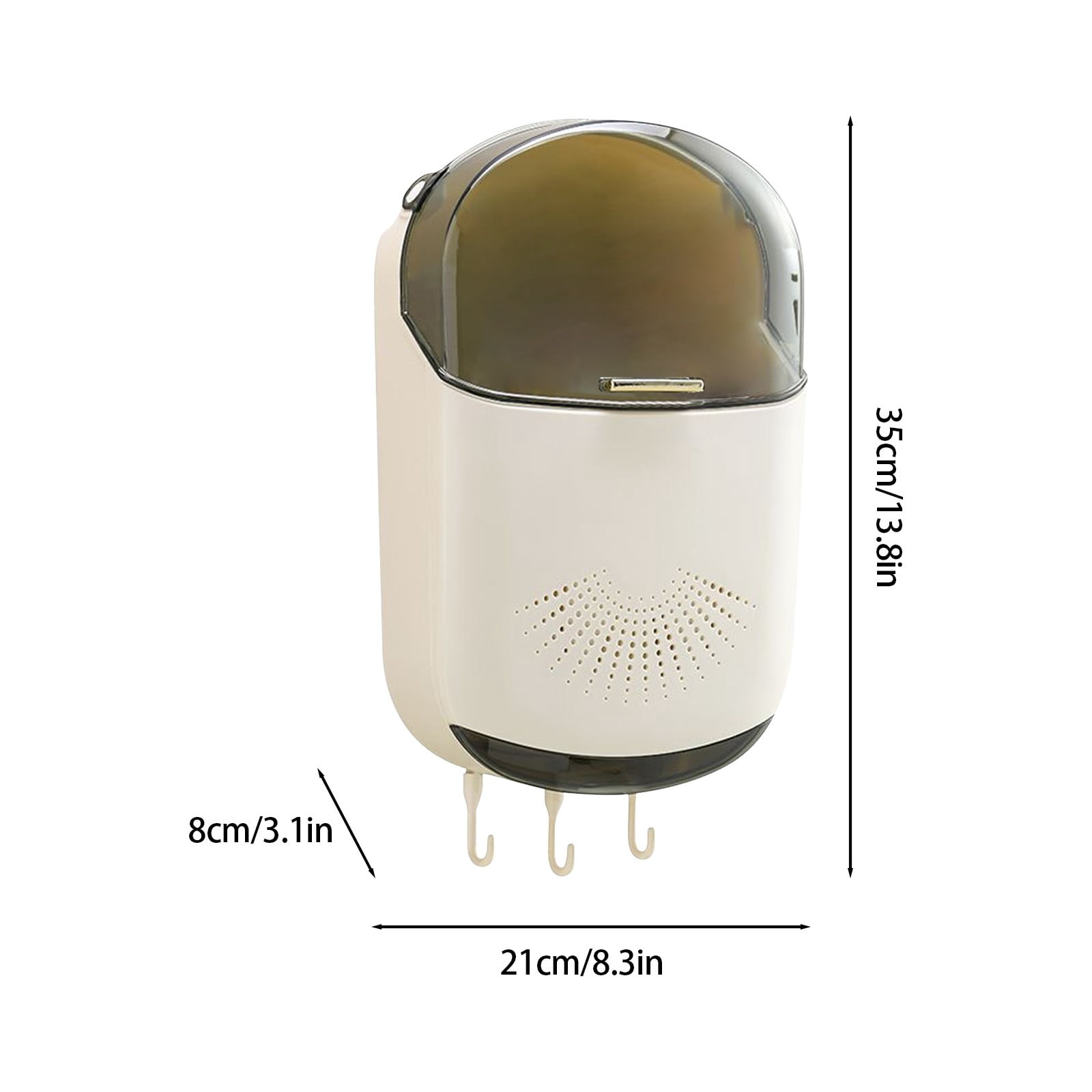 Kitchen Cutlery Drainer Wall Mounted Kitchen Utensil Holder Kitchen Cutlery Storage Box Chopstick Container with Lid Hanging Kitchen Utensil Holder Spoon and Chopstick Or Kitchen Appliances