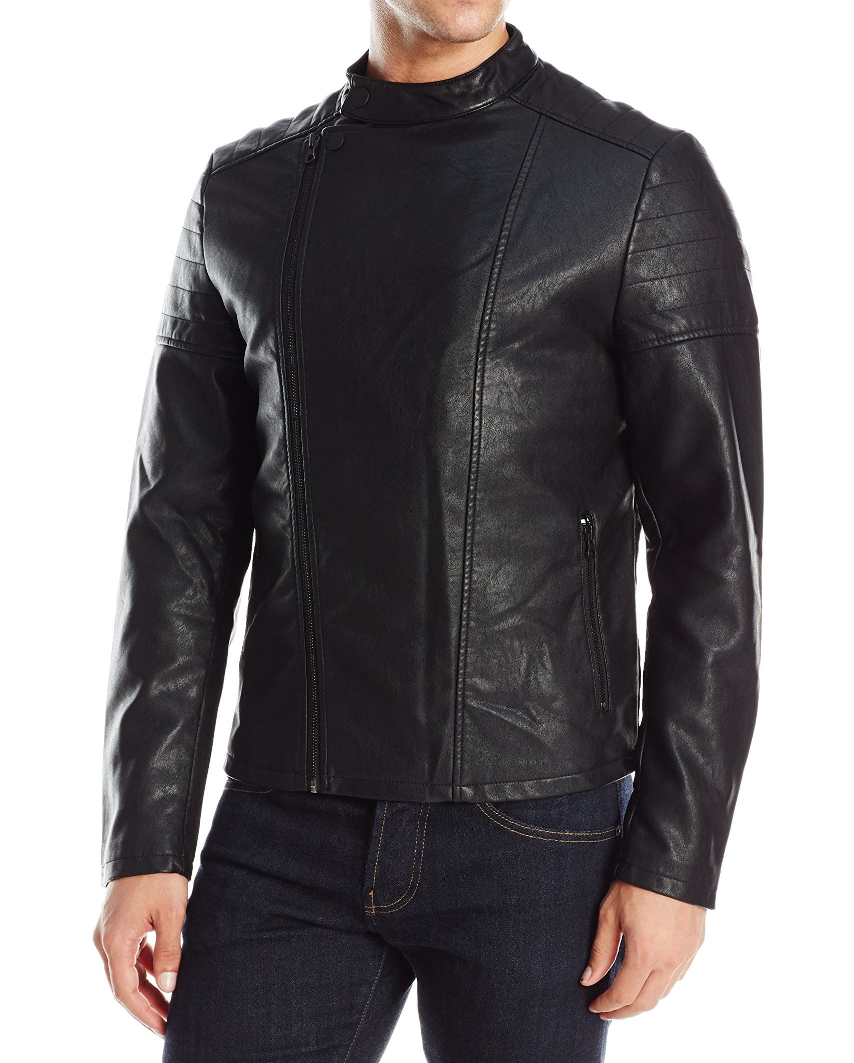 kenneth cole men's leather jacket