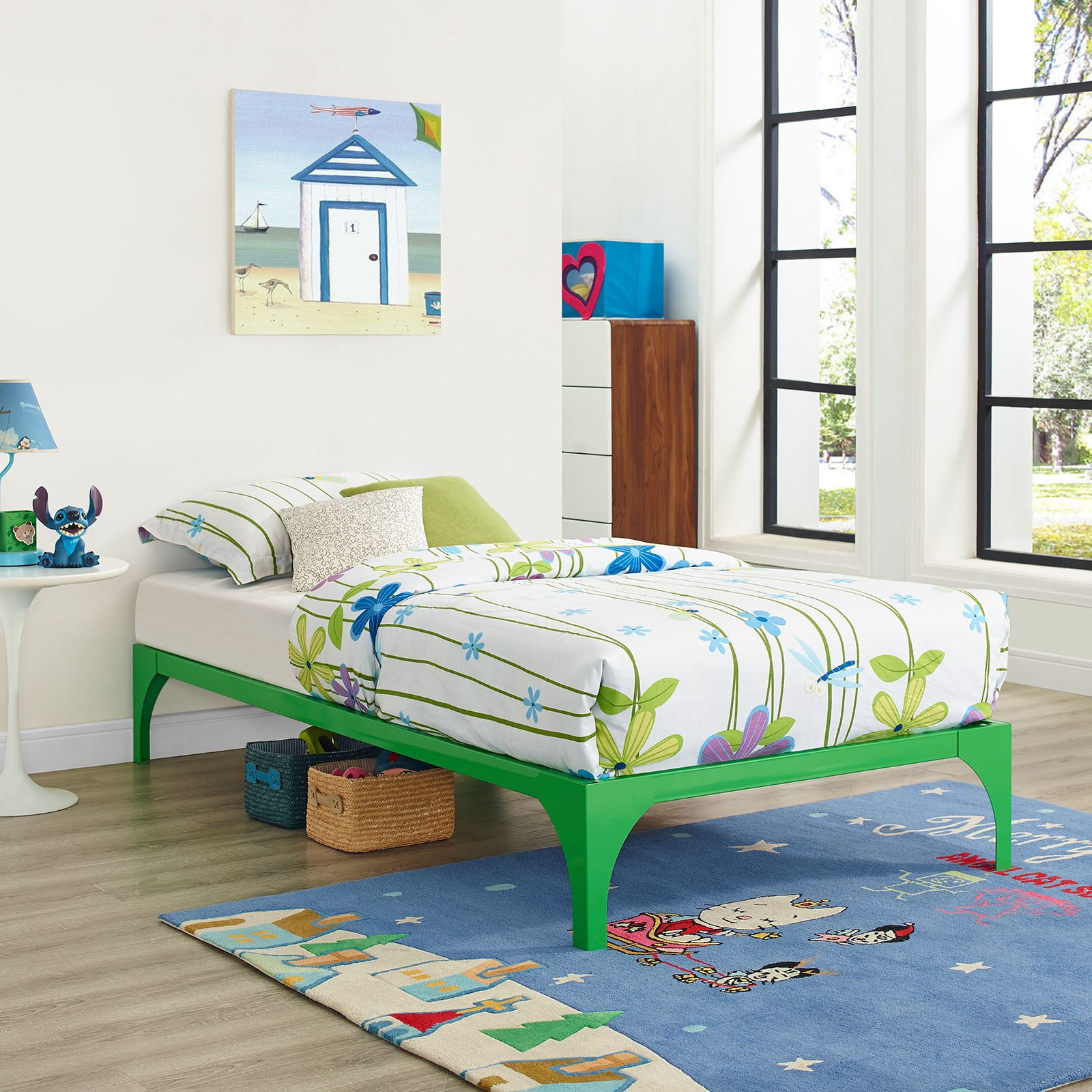 Modway Ollie Kids Twin Steel Platform Bed Frame Multiple Colors Modway Ollie Kids Twin Steel Platform Bed Frame Multiple Colors Com