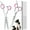 Pink, variant on 3 Pack Dog Grooming Scissors with Safety Round Tip, Perfect Steel Up-Curved Grooming Scissors Thinning Cutting Shears with Pet Grooming Comb for Dogs and Cats