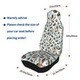 thumbnail image 4 of Yiaed Mallard Ducks Wild Birds1 Print Car Seat Covers,Universal Auto Seats Protector Fits for Car,SUV Sedan,Truck,Automotive Seat Covers & Accessories(Two packs), 4 of 7