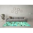 thumbnail image 3 of Ahgly Company Indoor Rectangle Southwestern Turquoise Blue Country Area Rugs, 2' x 4', 3 of 4