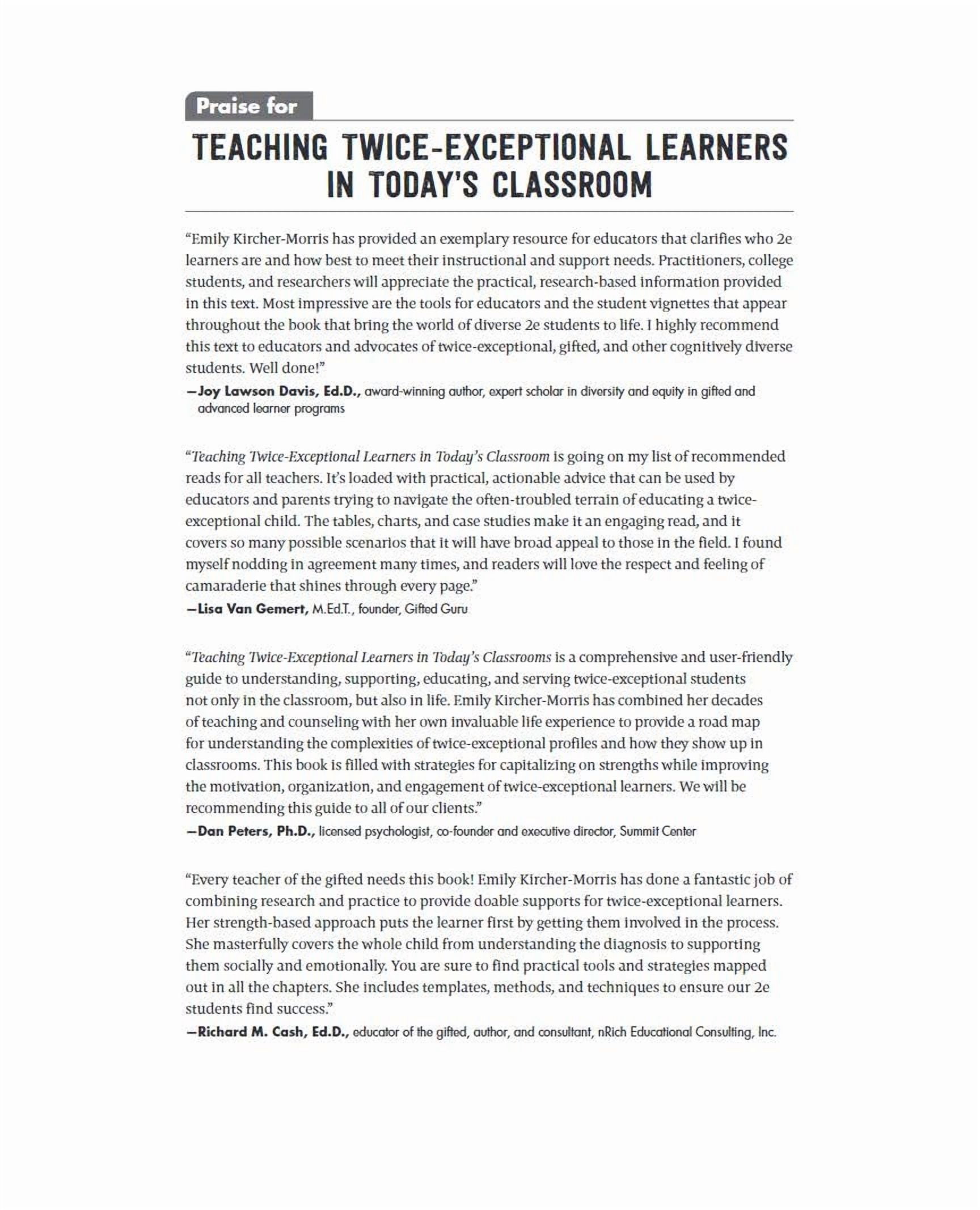 Free Spirit Professional(r) Teaching Twice-Exceptional Learners in Today's Classroom, (Paperback)