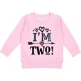 thumbnail image 2 of Inktastic 2nd Birthday 2 Year Old Arrow Toddler Sweatshirt, 2 of 4