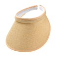 thumbnail image 1 of CSChome Linen Hat Unisex Adjustable Hat - Empty Top Wide Brim UV Protection Breathable, 1 of 7