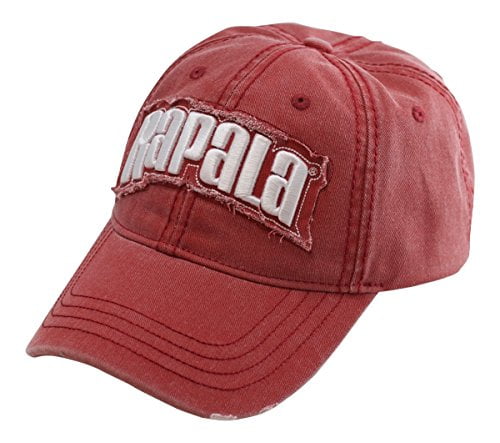 Rapala Fishing Tackle Adjustable Hat Embroidered Red Truckers Cap Brand New 