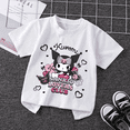 thumbnail image 4 of Ropa para niños Kuromi, linda camiseta de algodón para niña, camisetas blancas de dibujos animados para niño, camisetas de verano para bebé, lindas camisetas estampadas, regalo de disfraz, 4 of 5
