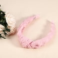 thumbnail image 3 of Unique Bargains 1Pc Cute Makeup Headband Puffy Spa Fabric Pink Headband for Washing Face, 3 of 7
