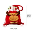 thumbnail image 2 of Skegnu Christmas Bag Gift Bag Christmas Gift Bag Plush Candy Decorative Supplies Elderly Snowman Deer Bundle Mouth Holiday Gifts Decor on Clearance, 2 of 4