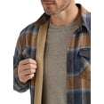 thumbnail image 4 of Wrangler® Men's and Big Men's Sherpa Lined Relaxed Fit Heavyweight Shirt Jacket, 4 of 4