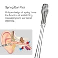 thumbnail image 2 of 6 Pcs/Set Outil de Nettoyage en Acier Inoxydable pour Cire d'Oreille Kit de Cure-Oreilles, 2 of 5