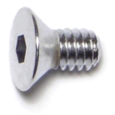

1/4 -20 x 1/2 Chrome Grade 8 Flat Head Socket Cap Screws (10 pcs.)