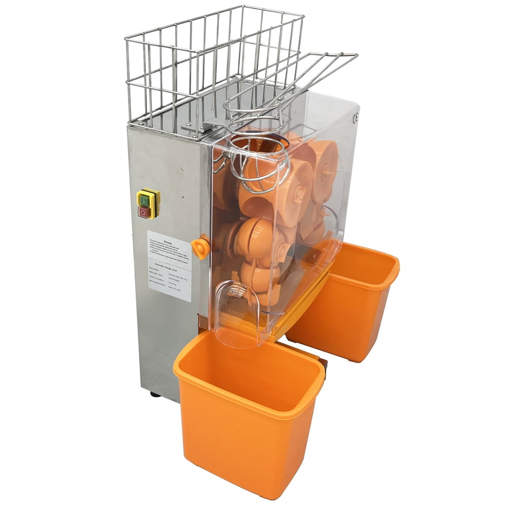 Commercial Orange Juicer Electric Press Juicing Machine Juice Squeezer with Two Buckets