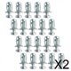 thumbnail image 1 of 2X 20 Piezas Tornillo Pétalo Herramienta Jack Tuercas para Metal para Gabinetes de Pared Caligrafía 2 piezas, 1 of 8