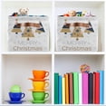 thumbnail image 6 of FREEAMG Vintage 3D Christmas Tree Snowsalf Storage Bin for Toy Storage Basket Dirty Clothes Sundries Office Home Closet Organizer Waterproof Laundry Basket, 1 PCS, 6 of 7