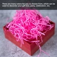 thumbnail image 3 of Papel arrugado Raffia Shreds Yuarrent Material de Relleno colorido Rosa roja, 3 of 6