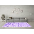 thumbnail image 3 of Ahgly Company Indoor Rectangle Abstract Purple Contemporary Area Rugs, 2' x 5', 3 of 4