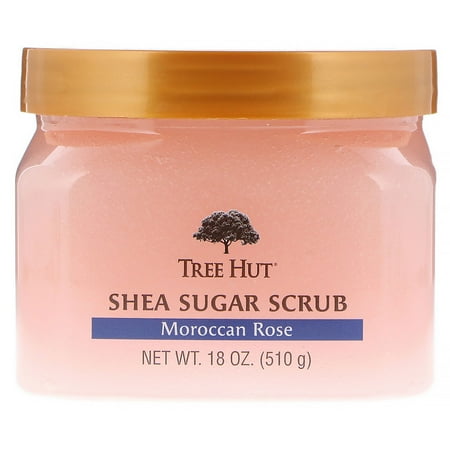 Tree Hut Shea Sugar Scrub, Moroccan Rose, 18 oz (510 g)