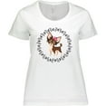 thumbnail image 3 of Inktastic Long Haired Chihuahua Dog Women's Plus Size T-Shirt, 3 of 5