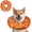 Orange, variant on Supet Inflatable Dog Recovery Collar, Soft Adjustable Donut Collar to Prevent Licking, Comfortable Post-Surgery E-Collar for All Dogs