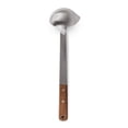 thumbnail image 3 of Petromax Kitchen or Campfire Serving Ladle with Spout, Durable Stainless Steel and Wooden Handle, Large 3.4 fl oz, 3 of 7