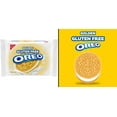 thumbnail image 2 of OREO Gluten Free Mint Creme Chocolate Sandwich Cookies 12.47 oz & Gluten Free Golden Sandwich Cookies 12.08 oz, 2 of 5