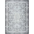 thumbnail image 4 of Cydiria Elegant Floral Traditional Faux Wool Area Rug, 5' x 8', Gray, 4 of 4