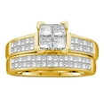 thumbnail image 1 of 1 1/2CT-DIA INVISIBLE BRIDAL SET, 1 of 1