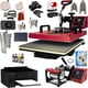 thumbnail image 1 of Combo 15 En 1 EV Technologies plancha sublimacion color roja con impresora y 150 articulos, 1 of 8