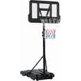 thumbnail image 1 of Système de Panier de Basketball Portable - But Ajustable de 5 à 7 Pi avec Roues de Panneau Arrière de 28 Pouces et Base Renforcée pour Entrée, Cour Arrière et Jeu Intérieur, 1 of 7