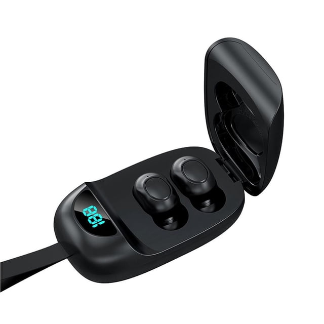 Tws Pantalla De Batería Digital Auricular Bluetooth Auricular Inalámbrico Auricular Auricular Deportivo Minnieouse EL011319-00
