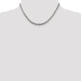 thumbnail image 2 of 925 Sterling Silver 4.75mm Rope Chain Necklace Pendant Charm, 2 of 9