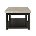 thumbnail image 4 of Picket House Furnishings Caleb Marble Top Coffee Table in Espresso, 4 of 10