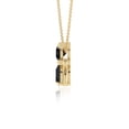 thumbnail image 5 of Natural Black Onyx Cat Design Pendant Necklaces for Women in 18K Yellow Gold Vermeil, July Birthstone Jewelry Gifts for Her Birthday, Anniversary, Mothers Day, Party, Valentines, 5 of 7