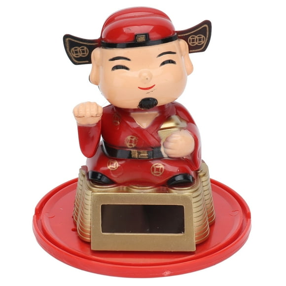 Cute Lucky Ornaments,Lucky Ornaments Solar Powered Solar Powered Ornaments Godof Wealth Decoration Dependable Performance