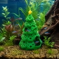 thumbnail image 4 of mdesiwst Christmas Aquarium Hideout Cave, 3D Printed Shrimp Cave, Snowman Tree Hideout for Betta Fish Shrimp Tank Decoration, 4 of 8