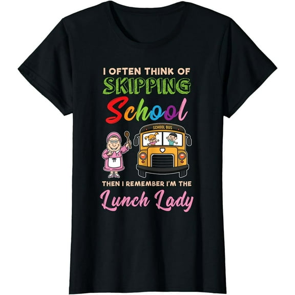 Funny School Lunch Lady Cafeteria - Cute Lunch Lady T-Shirt