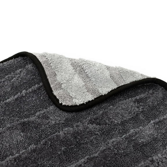 The Rag Company 12030-GAUNTLET-DRY-GRY 20" x 30" Hybrid Twist DRYING Towel Gray