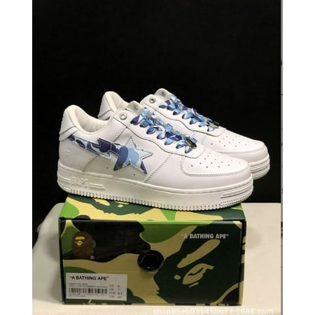 

BAPE GOOSE Lightning Star Black and White Panda Low top sneakers for men and women