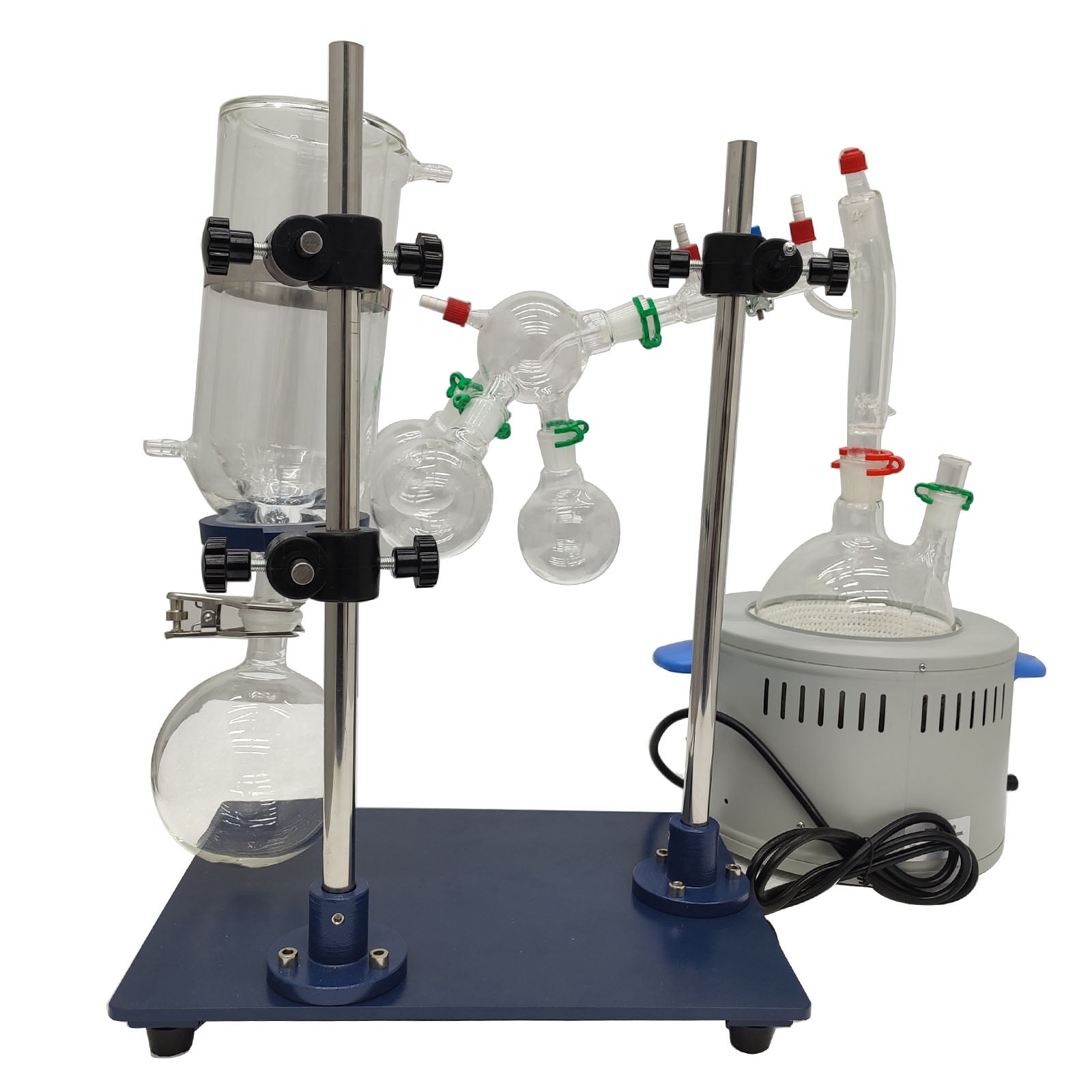 Short Range Molecular Lab Distiller Apparatus Match with Vacuum Pump and Chiller